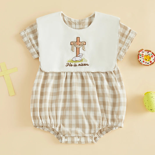 Boys Easter He Is Risen Bubble