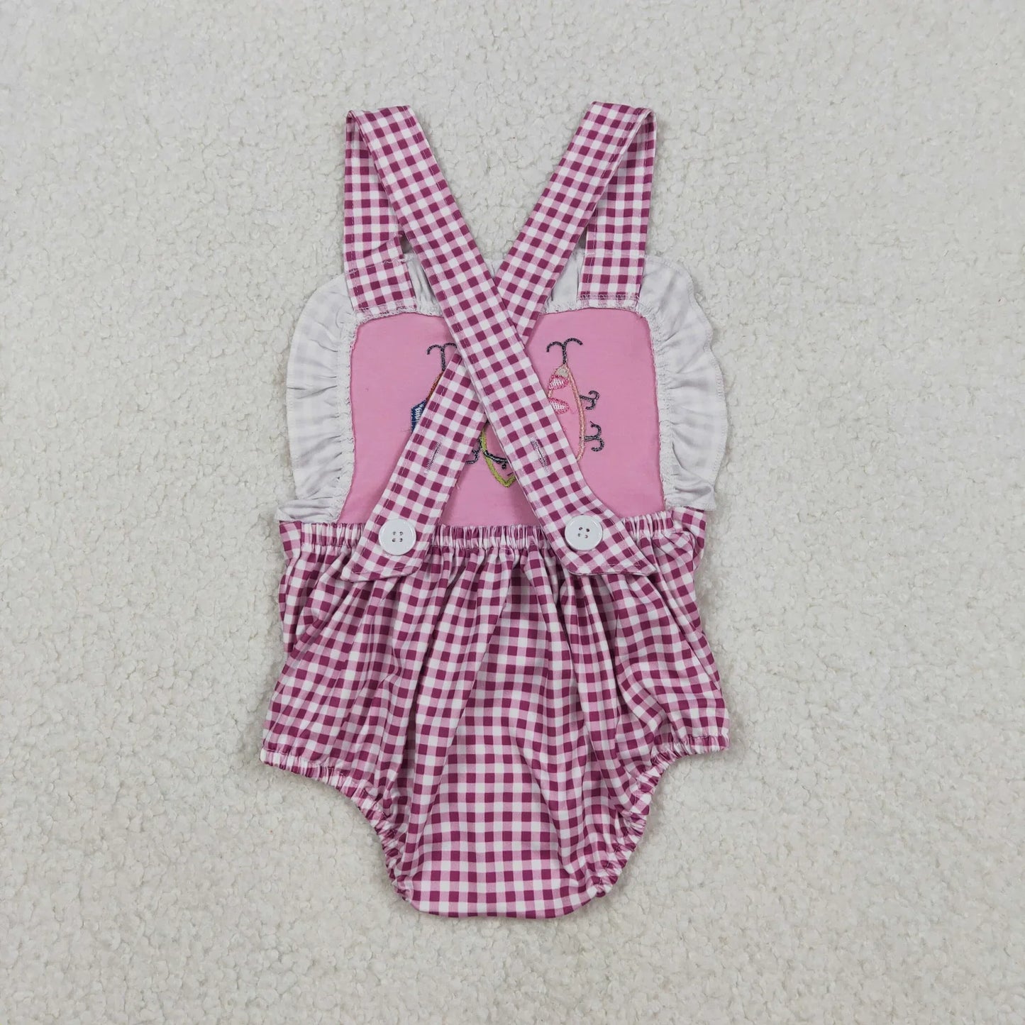 Girls Fish Romper