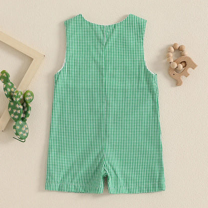 Boy Western Tractor Romper