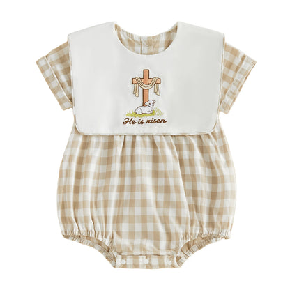 Boys Easter He Is Risen Bubble