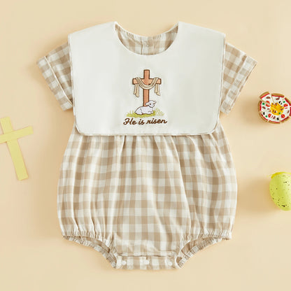 Boys Easter He Is Risen Bubble