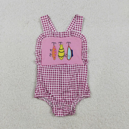 Girls Fish Romper