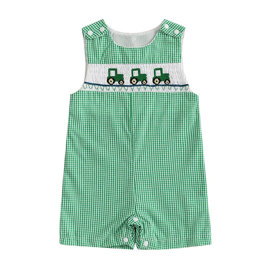 Boy Western Tractor Romper